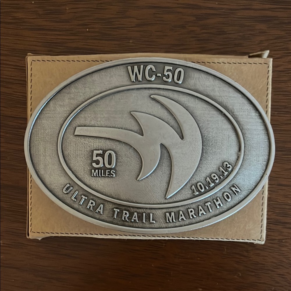 WC-50 Ultra Trail Marathon Belt Buckle